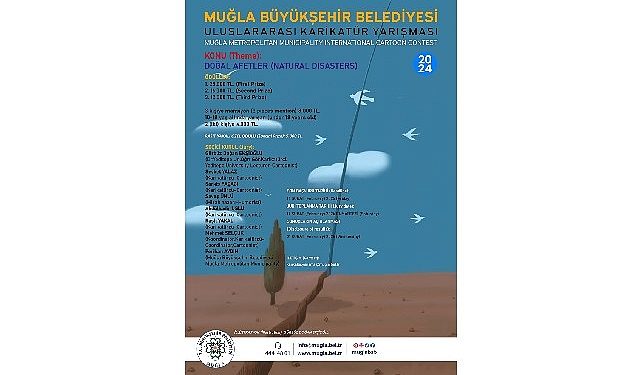 11.01.2024 5.Uluslararası Karikatür Yarışı “Doğal Afetler” Temasını İşleyecek