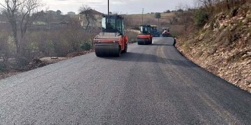 Akçaova Kubuzcu-Ağacıl ortasına asfalt