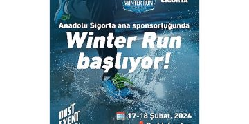 Anadolu Sigorta, Türkiye’nin En Büyük Kış Spor Etkinliklerinden Winter Run İstanbul’a Sponsor Oldu