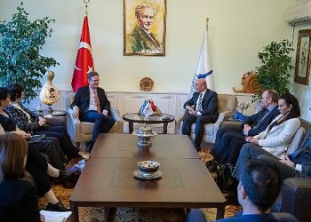 Avrupa Birliği Türkiye Delegasyonu Lideri Meyer-Landrut’tan Lider Soyer’e ziyaret