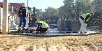 Aydın büyükşehir belediyesi germencik’te de çalışıyor