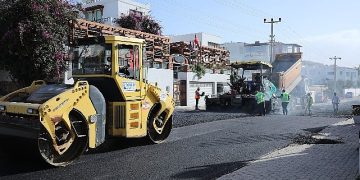 Bodrum’da 18 Bin Metre Sıcak Asfalt yapıldı