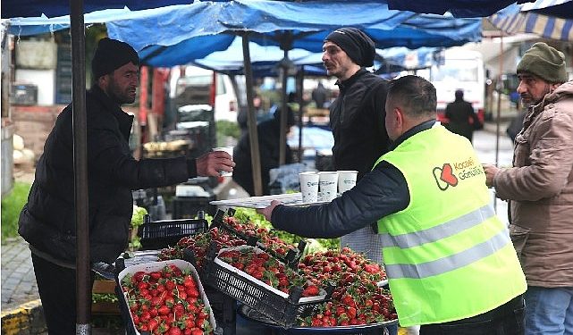 Büyükşehir’den içleri ısıtan ikram