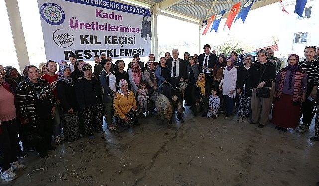 Büyükşehirden Seydikemer’li Bayan Üreticilere Kıl Keçesi Takviyesi