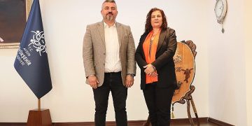 CHP incirliova belediye lider adayı Gökmen’den lider Çerçioğlu’na ziyaret