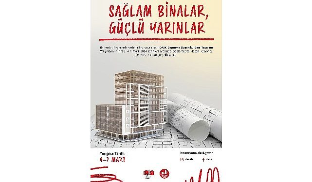 DASK Sarsıntıya Sağlam Bina Tasarımı Yarışı Finali 4-7 Mart Tarihleri Ortasında Gaziantep Hasan Kalyoncu Üniversitesi’nde Gerçekleştirilecek