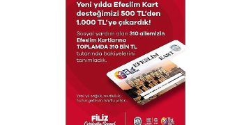 Efeslim kart dayanağı artarak sürüyor