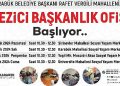 Gezici Başkanlık Ofisi Başlıyor..