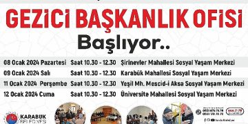 Gezici Başkanlık Ofisi Başlıyor..