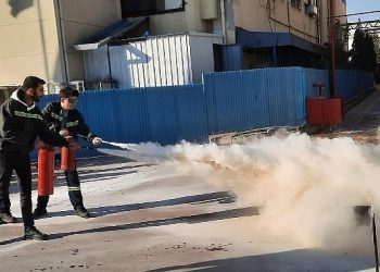 İtfaiyeden Diversey Türkiye firmasına acil durum eğitimi