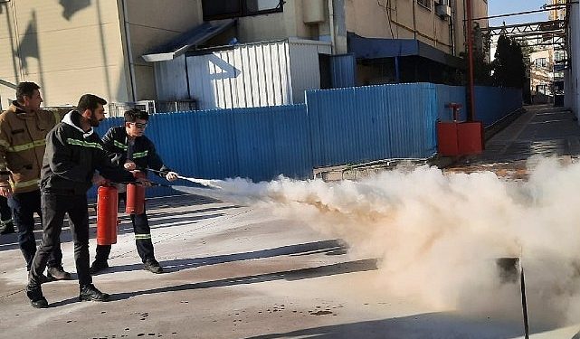 İtfaiyeden Diversey Türkiye firmasına acil durum eğitimi