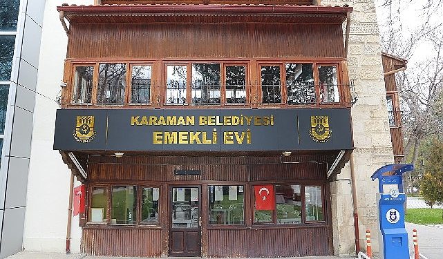 Karaman belediyesi emekli meskeni açıldı