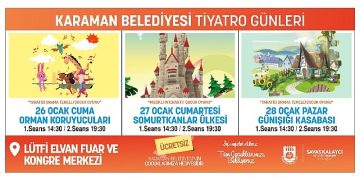 Karaman Belediyesi’nden çocuklara yarıyıl tatili ikramı