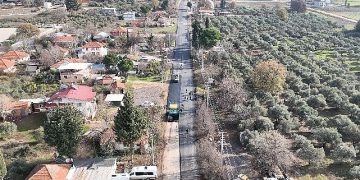 Kepez Odabaşı Mahallesi yolu asfaltlanıyor