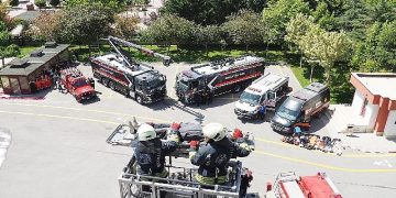 Konya İtfaiyesi 2023’te 13 Bin 570 Olaya Müdahale Etti