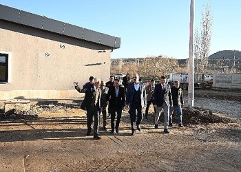 Lider Altay Bozkır’a Kazandırılan Otogar Binasını ve İtfaiye Merkezini İnceledi