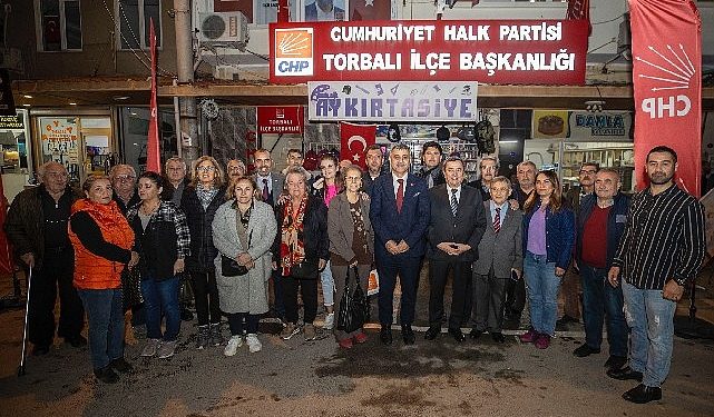 Lider Batur, CHP ilçe örgütleriyle kucaklaştı