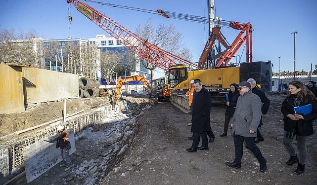 Lider Batur’dan yeni bina alanında inceleme