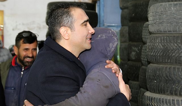 Lider Kalaycı Küçük Sanayi Sitesi’ni ziyaret etti