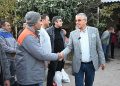 Lider Topaloğlu belediye çalışanının yeni yılını kutladı
