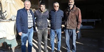 Lider Topaloğlu, sanayi esnafının yeni yılını kutladı