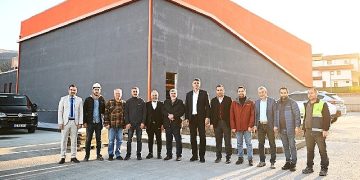 Maşukiye kapalı spor salonu’nda son çalışmalar