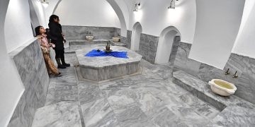 Namazgâh Hamamı hizmete açıldı