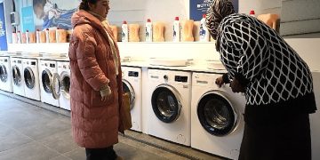 Öğrenci dostu Büyükşehir’in çamaşırhane hizmeti