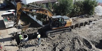 Ören Kanalizasyon Projesinin 21 Bin Metresini Tamamladı