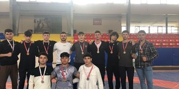 Şampiyon güreşçilerden Lider Tekin’e ziyaret