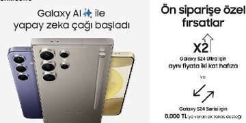 Samsung Galaxy S24 akıllı telefonlar Vodafone Flex ile satışa sunuldu