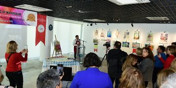 Sulu Boyanın Büyüsü” standı YKSM’de açıldı