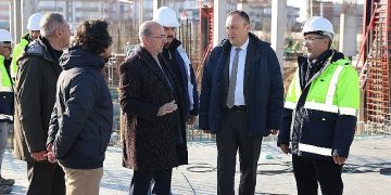 Türkiye’nin birinci yeşil sertifikalı sportmen yetiştirme merkezi’nin imali sürüyor