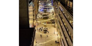 Ulusal Kütüphane Caddesi çiçek açtı