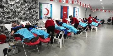 Üsküdar’da 100.yılın birinci kan bağışı