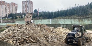 Wilcynski Caddesi’nde 24.200 m3 dolgu, 415 m taş