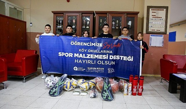 Antalya Büyükşehir’den okullara spor materyali dayanağı