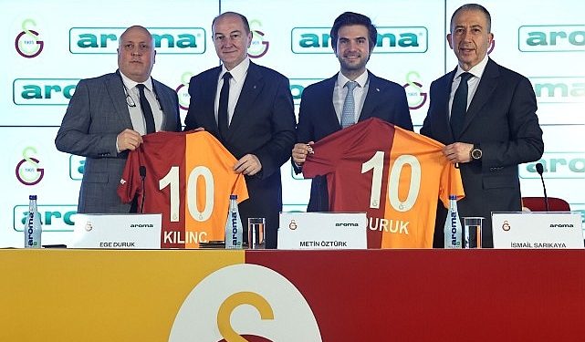 Aroma, Galatasaray ile resmi su sponsorluğu mutabakatını yeniledi