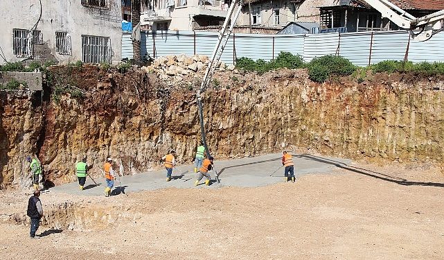 Balbey Kentsel Yenileme Projesi’nde birinci beton döküldü
