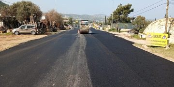 Bodrum’da Sıcak Asfalt Çalışmaları Devam Ediyor