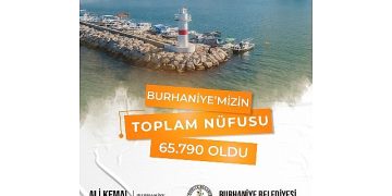 Burhaniye’nin yeni nüfusu: 65.790