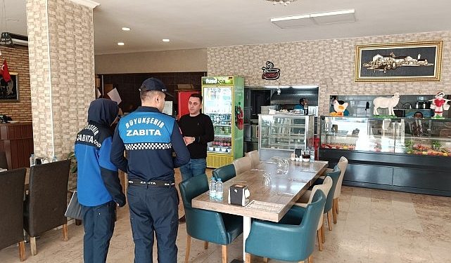 Büyükşehir Zabıtasından ‘fiyat listesi’ kontrolü