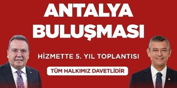 CHP Genel Lideri Özgür Özel Antalya’ya geliyor