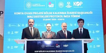 Konya’da KOP Dayanağıyla Hayata Geçecek 128 Milyon Liralık 22 Ziraî Projenin İmzaları Atıldı