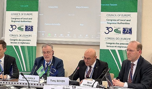 Lider Tunç Soyer Avrupa Kurulu’nda değerli bildiriler verdi