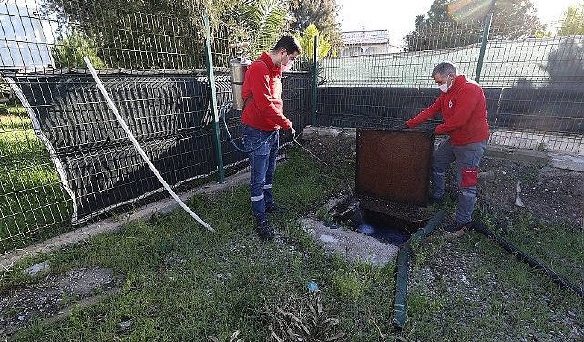 Menderes’te Larva Uğraşı
