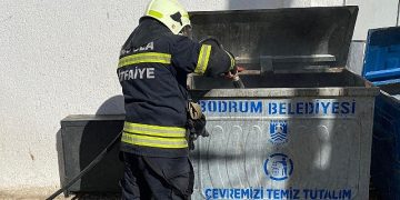 Muğla Büyükşehir İtfaiyesi Çöp ve Konteyner Yangınları İçin Uyardı