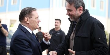 Rosatom Genel Müdürü Aleksey Likhachev İle Güç ve Natürel Kaynaklar Bakanı Alparslan Bayraktar, Akkuyu NGS Alanında Bir Ortaya Geldi