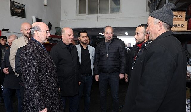 Selçuklu Belediye Lideri Ahmet Pekyatırmacı 31 Mart Lokal Seçimleri kapsamında Eski Endüstri’de bulunan işyerlerine ziyaret gerçekleştirdi