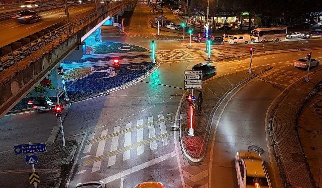 Tramvay çizgisi kavşaklarında sinyalize çalışması